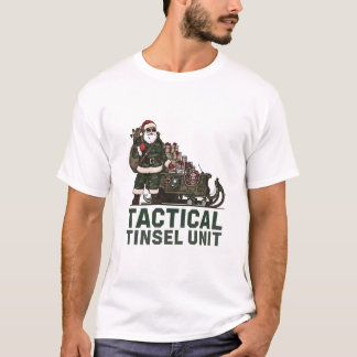 Taktisk Tinsel Enhet Julhumor T Shirt