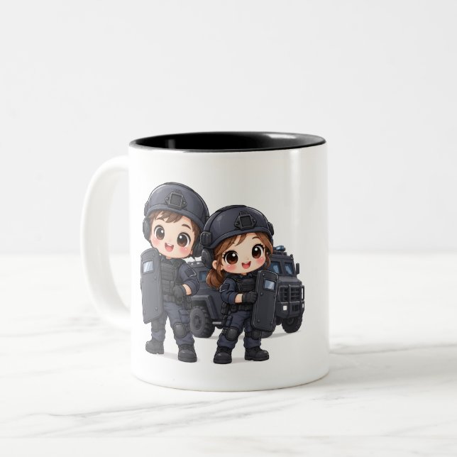 Taktiskt Duo Två-Tonad Mugg (Framsida vänster)