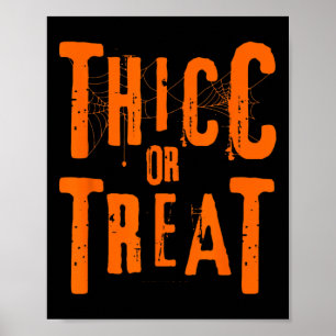 Taktiskt eller behandlat fet Halloween-workout Poster