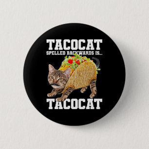 Takto Cat-kurvformade bakåt är takocat Memb-Fånig Knapp