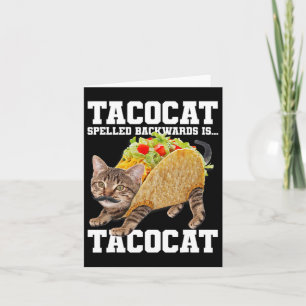 Takto Cat-kurvformade bakåt är takocat Memb-Fånig Kort