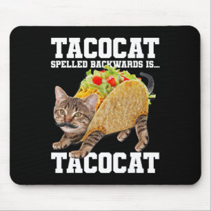 Takto Cat-kurvformade bakåt är takocat Memb-Fånig  Musmatta