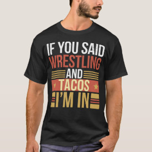 Takto & Wrestling Älskare Memine for Wrestlers Mex T Shirt