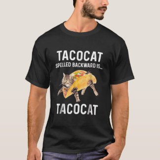 Taktokat som stavas bakåt är takokat Kärlek, katt  T Shirt