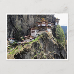 taktsang bhutan vykort