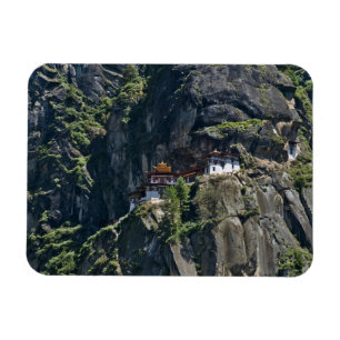 Taktsang-klostret på klippan, Paro, Bhutan Magnet