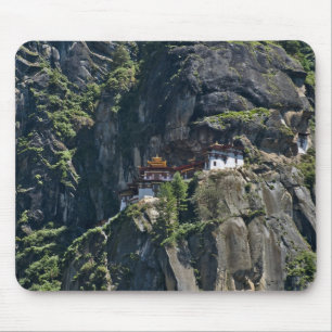 Taktsang-klostret på klippan, Paro, Bhutan Musmatta