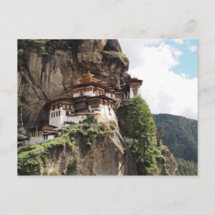 Taktsang Monastery (Tiger's Nest) i Bhutan Vykort