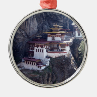Taktshang kloster, Paro, Bhutan Julgransprydnad Metall