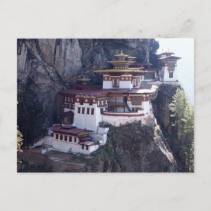 Taktshang Monastery, Paro, Bhutan Vykort