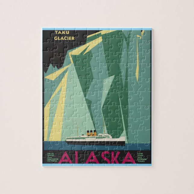 "Taku Glacier,' Greenwood, 1910-1959" Pussel (Vertikal)