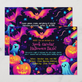 🎃-takulär Halloween-Bash! Inbjudningar
