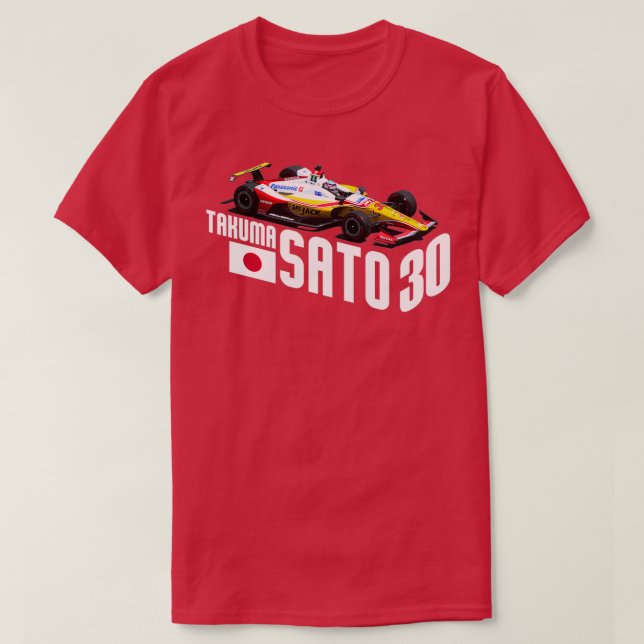 Takuma Sato 2019 experimental T Shirt (Design framsida)