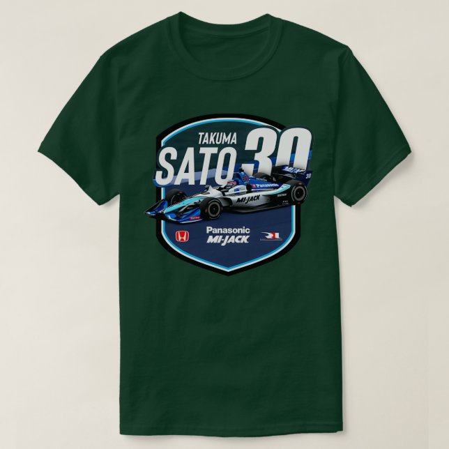 Takuma Sato 2019-vägkurs T Shirt (Design framsida)