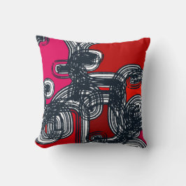 TAKUROMAN「Red」クッション Kudde