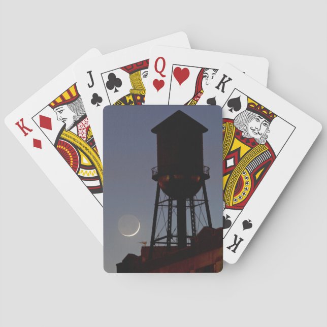 Takvattenreservoar | Halvmåne New Jersey Casinokort (Baksidan)