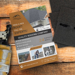 Takverksamhet Guld Flygblad