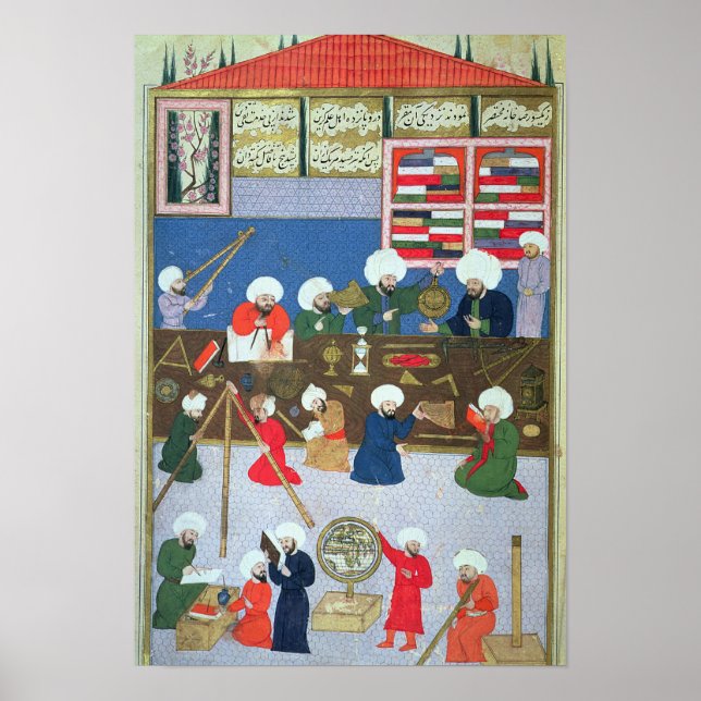 Takyuddin och andra astronomer poster (Framsidan)