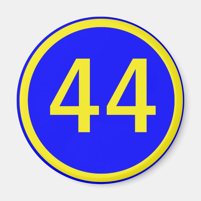 tal, 42, i en cirkel magnet (Framsidan)