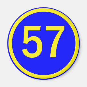 tal, 57, i en cirkel magnet