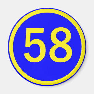tal, 58, i en cirkel magnet
