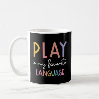 Tal är mitt favoritspråk. kaffemugg