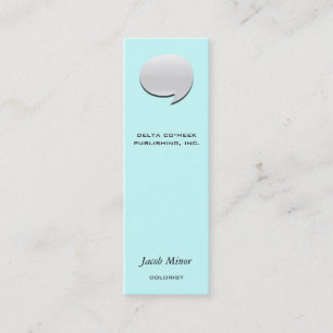 Tal bubblar kortet [3d] mini visitkort
