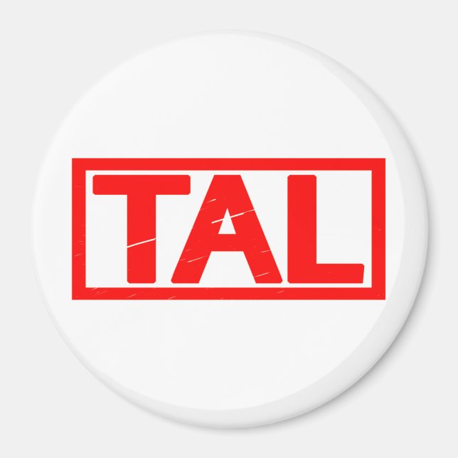 Tal Frimärke Magnet (Framsidan)