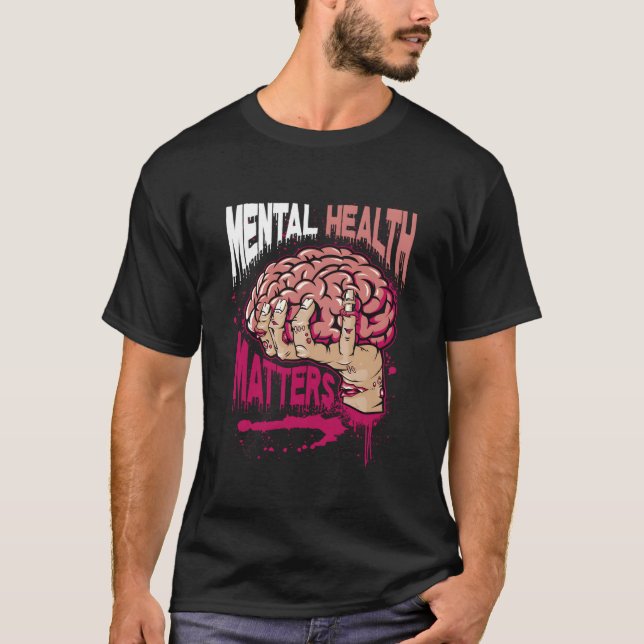 Tal hälsa är viktigt Tal hälsa medvetenhet dag T Shirt (Framsida)