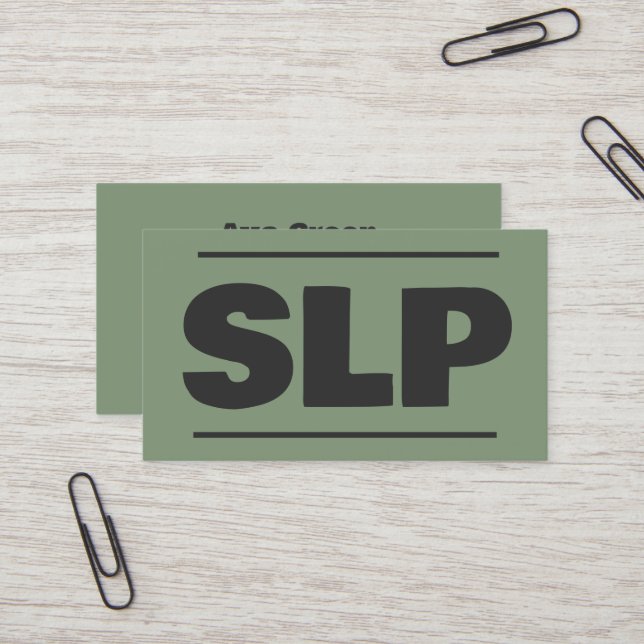 Tal Hälsa Specialist SLP Visitkort (Fram/Back In Situ)