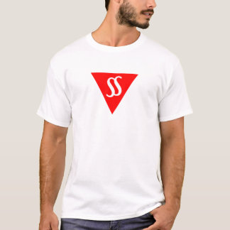 Tal i den ljusa T-tröjamanlign för tystnad T-shirt