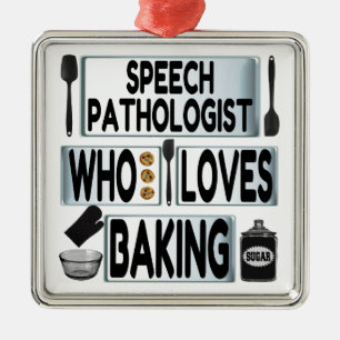 Tal-patolog Kärlek Baking Julgransprydnad Metall