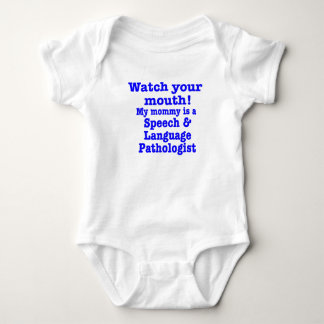 Tal-språkets patolog terapeut baby t shirt