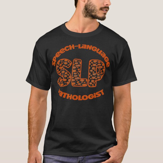 Tal språkpatolog för SLP-terapi T Shirt (Framsida)
