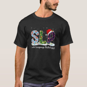 Tal språkpatolog SLP jultomte T Shirt