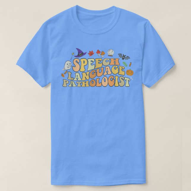 Tal språkpatolog SLP Tal Therapy Hal T Shirt (Design framsida)