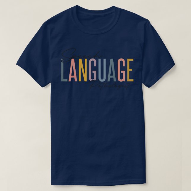 Tal Språkpatolog SLP Tal Therapy Pat T Shirt (Design framsida)