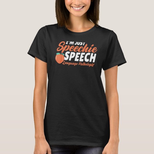 Tal språkpatolog Tal Therapy I Kärlek T Shirt (Framsida)