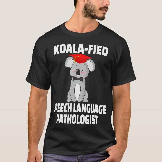 Tal språkpatologi Cute Koala Women SLP T Shirt (Framsida)