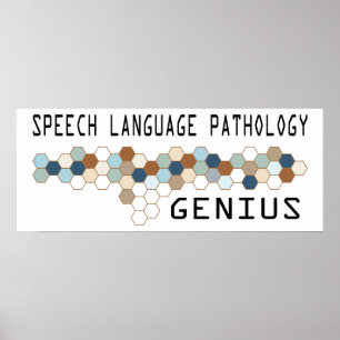 Tal Språkpatologi Genius Poster
