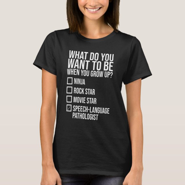 Tal Språkpatologi I Kärlek Tal-terapi S T Shirt (Framsida)