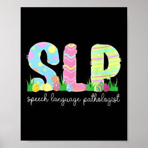 Tal språkpatologi SpP Påsk Tal Therap Poster