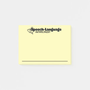 Tal språkpatologins Post-it Notes Block
