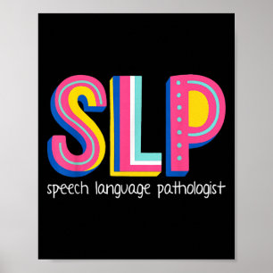 Tal språkterapeut, patolog, patologi poster