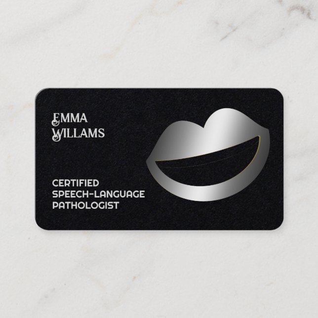 Tal språkterapi visitkort (Framsida)