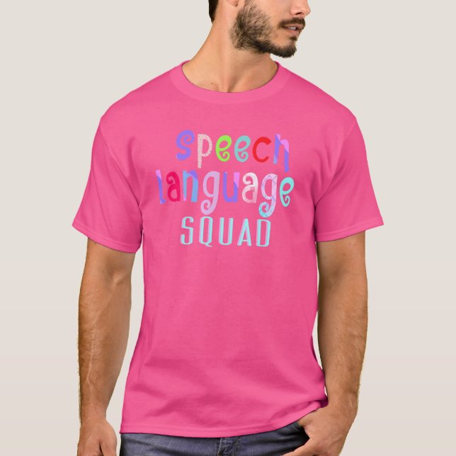 Tal Språktorgatorget patolog Tal terapi T Shirt (Framsida)