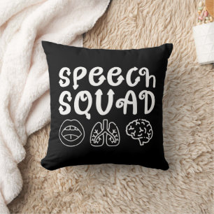 Tal Squad SLP Tal Språkpatolog Lung Kudde