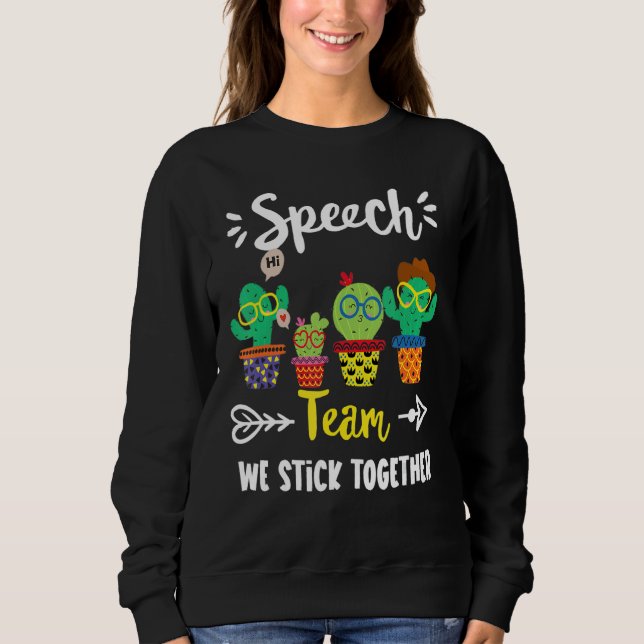 Tal Team School Cactus Crew Tal Lacher Squ T Shirt (Framsida)