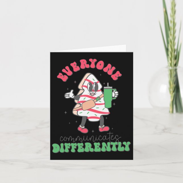 Tal Terapy jul Alla kommunicerar med Diff Kort (Framsida)
