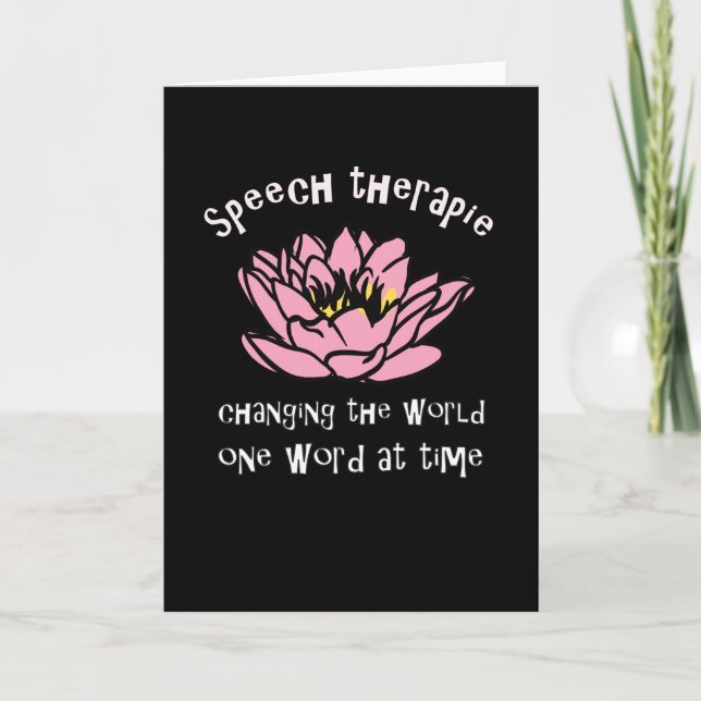Tal Therapist Gift Kort (Framsida)